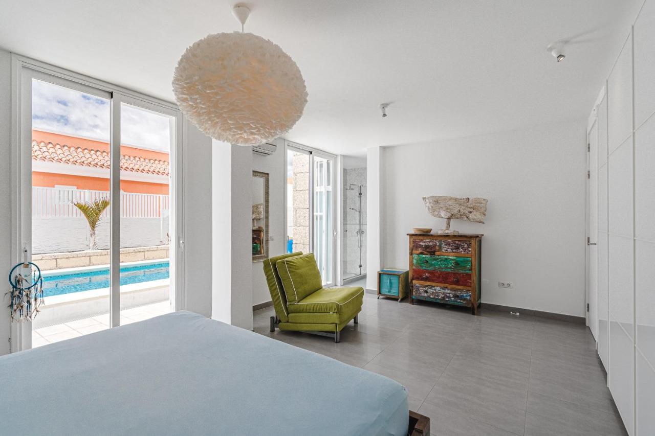 Modern 3Bdr Villa With Heated Pool El Médano Zewnętrze zdjęcie