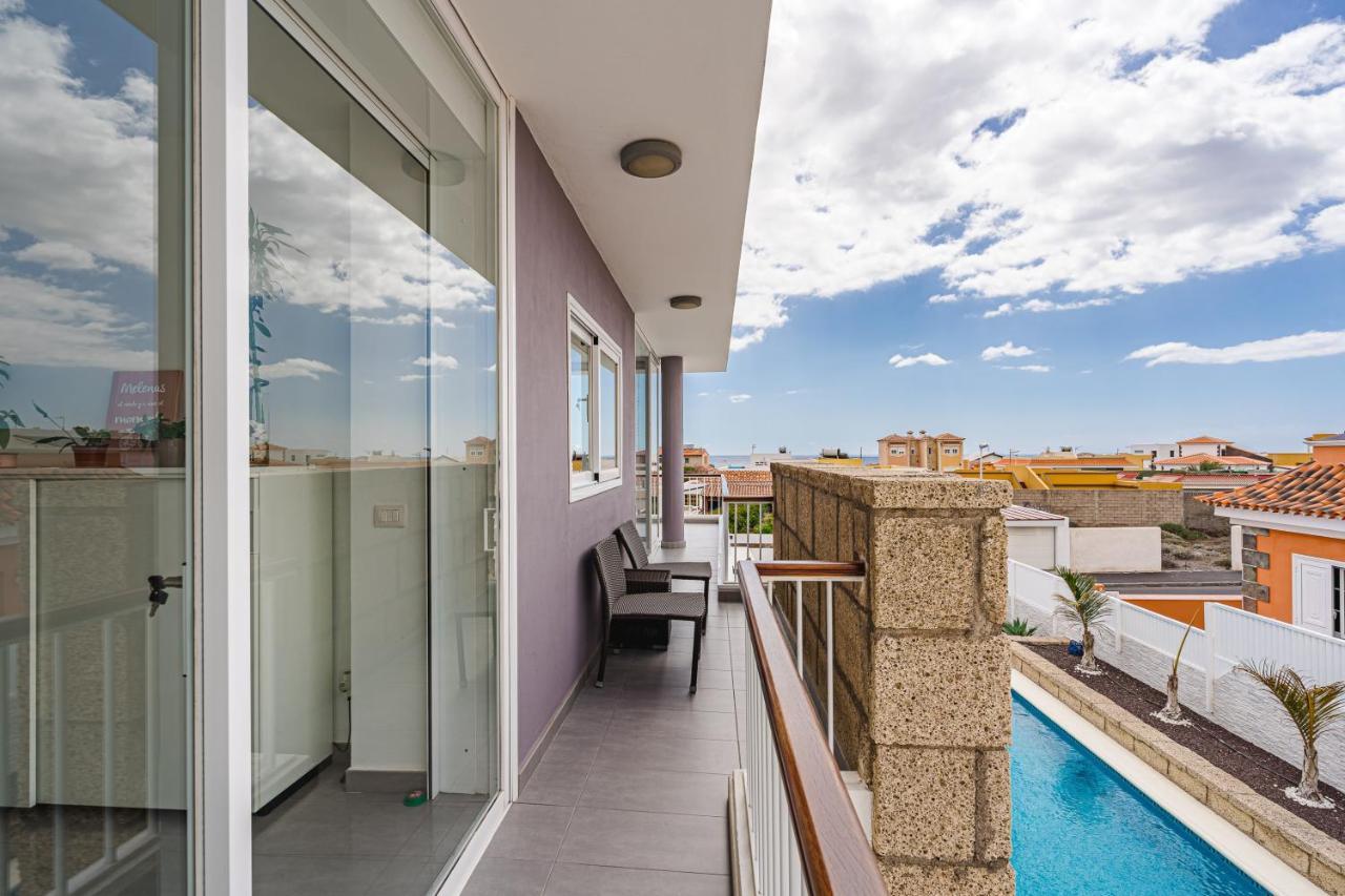 Modern 3Bdr Villa With Heated Pool El Médano Zewnętrze zdjęcie
