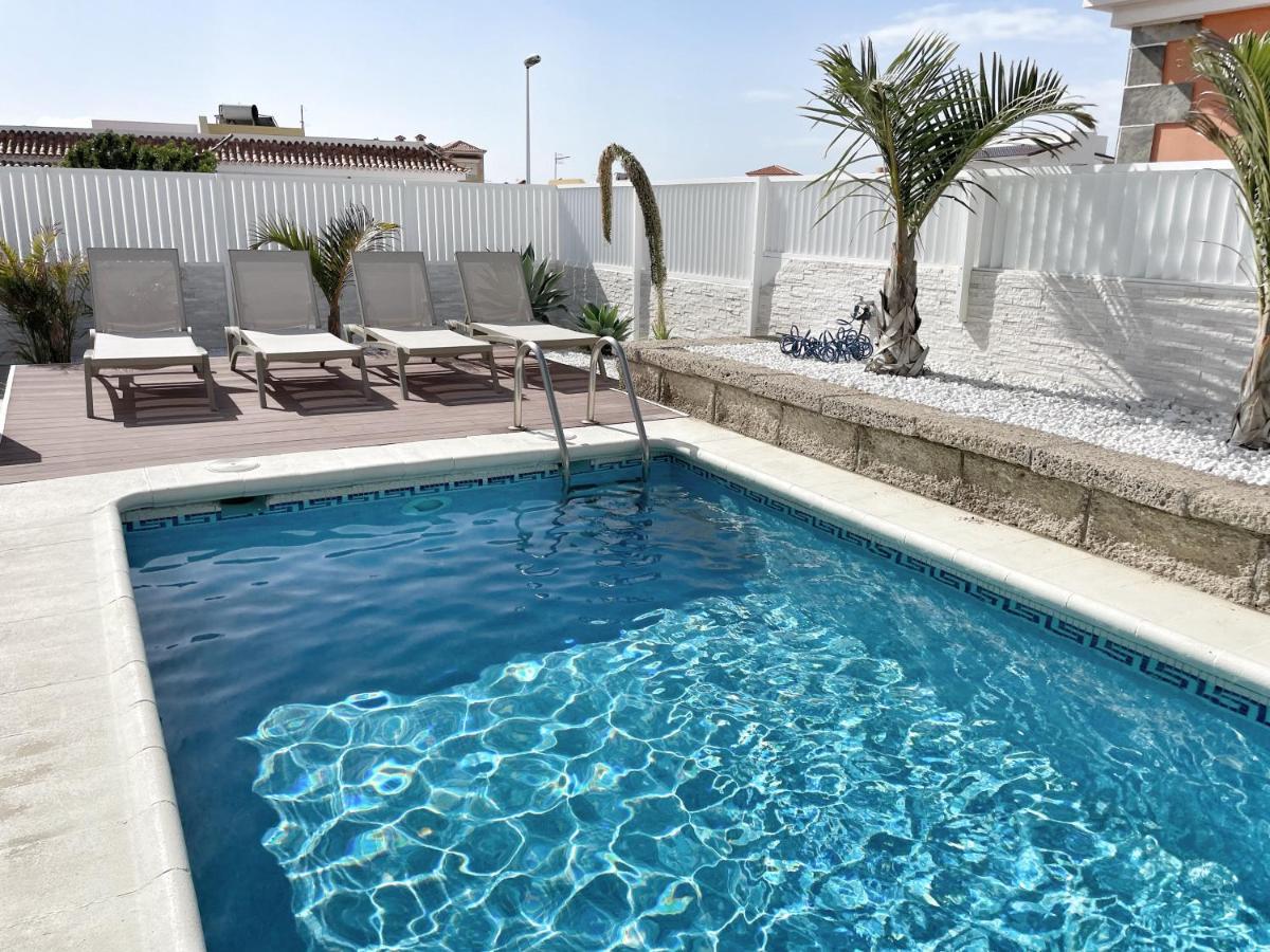 Modern 3Bdr Villa With Heated Pool El Médano Zewnętrze zdjęcie