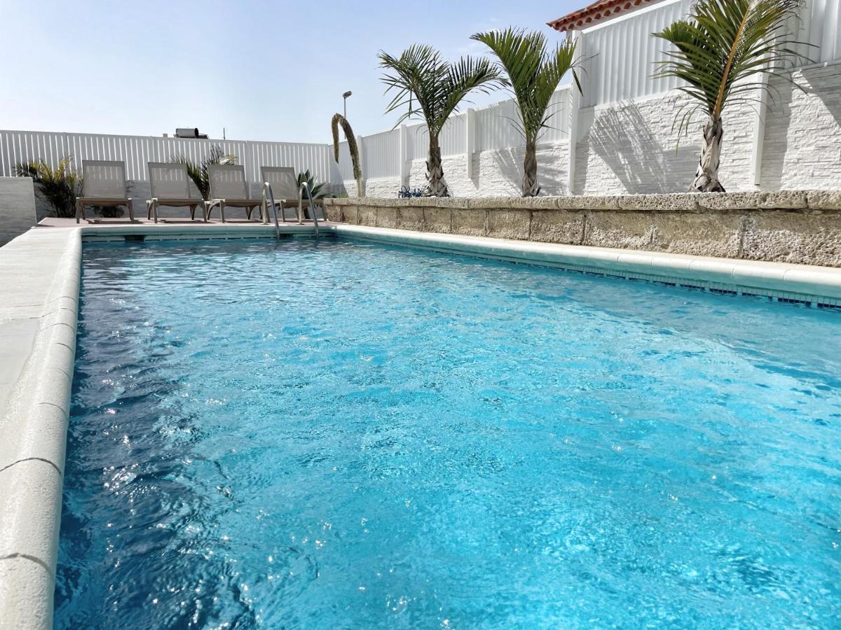 Modern 3Bdr Villa With Heated Pool El Médano Zewnętrze zdjęcie
